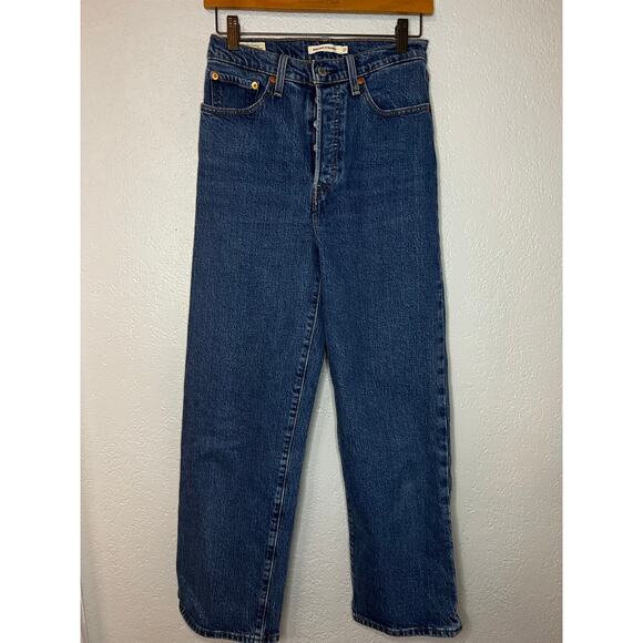 Levi's® Premium RIBCAGE STRAIGHT ANKLE WOMEN'S JEANS Size 27 - Picture 2 of 6